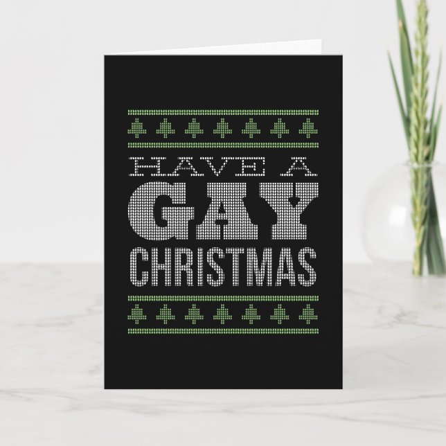 GAY CHRISTMAS CARD (Front)