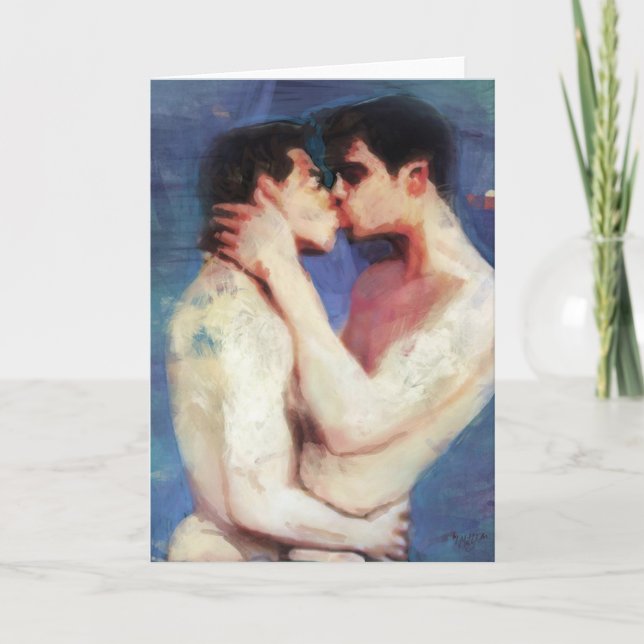 GAY CHRISTMAS CARD: Together Holiday Card (Front)