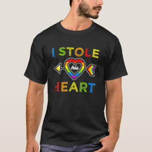 Gay Couple And I Stole His Heart For Pride Month C T-Shirt