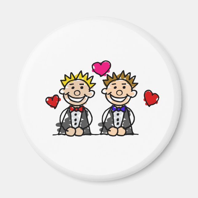 Gay Couple Magnet (Front)