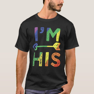 Gay Couple Matching I'm His LGBT Pride T-Shirt