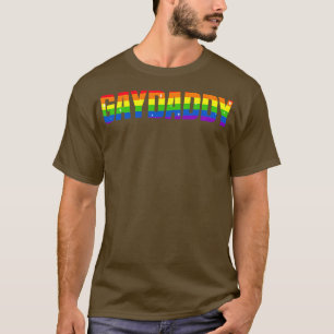 Gay Daddy Gay Dad Lgbtq Gay Pride T-Shirt
