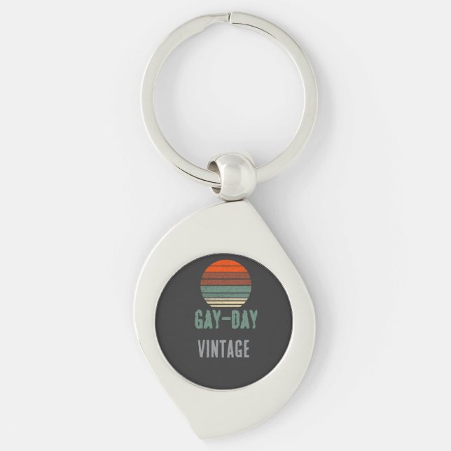 gay day key ring (Front)