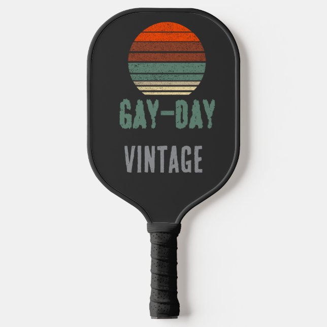 gay day pickleball paddle (Front)