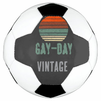 gay day soccer ball