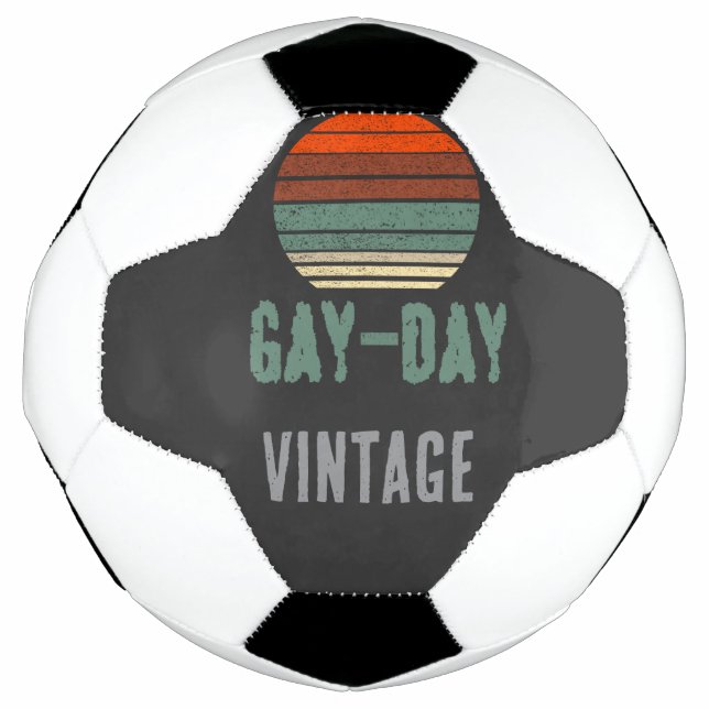 gay day soccer ball (Front)
