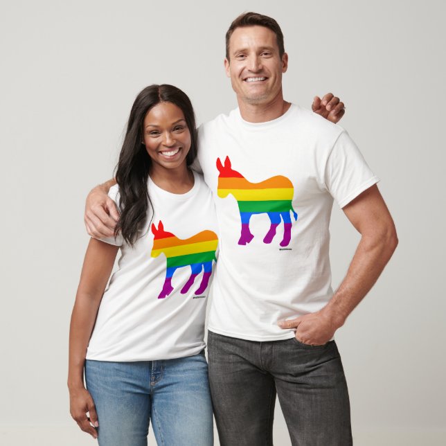 GAY DEMOCRAT Politiclothes Humour -.png T-Shirt (Unisex)