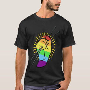 Gay Drumsticks Drummer Drum Set T-Shirt