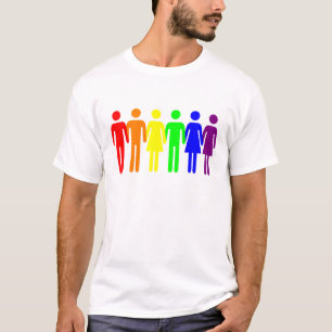 Gay Family Rainbow GLBT Pride T-Shirt