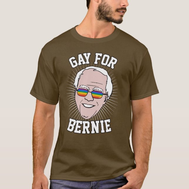 Gay for Bernie - Pride T-Shirt (Front)
