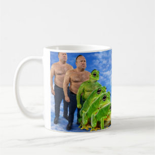 Gay Frog Conspiracy Meme Mug – Satirical Internet