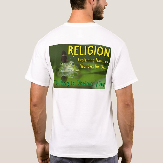 Gay Frog T-Shirt (Back)