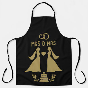 Gay Girls Wedding Day Apron
