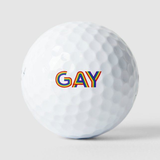 GAY GOLF BALLS (Front)