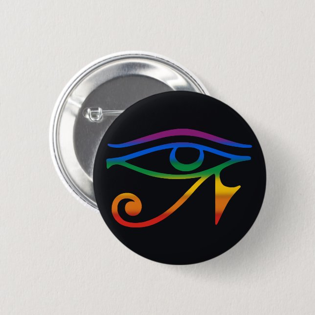 Gay Goth Pride Flag 6 Cm Round Badge (Front & Back)