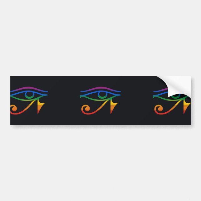 Gay Goth Pride Flag Bumper Sticker (Front)