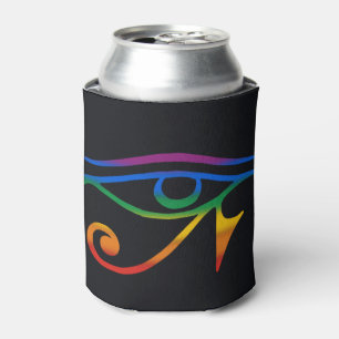 Gay Goth Pride Flag Can Cooler