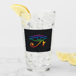 Gay Goth Pride Flag Glass