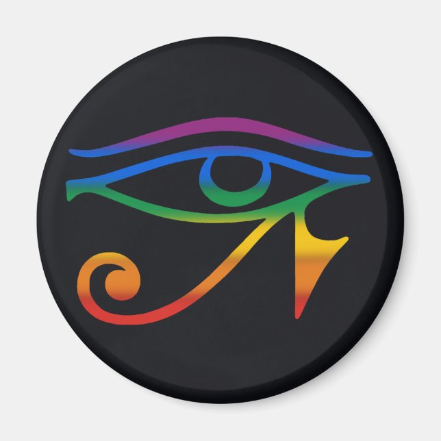 Gay Goth Pride Flag Magnet (Front)