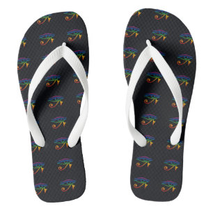 Gay Goth Pride Jandals