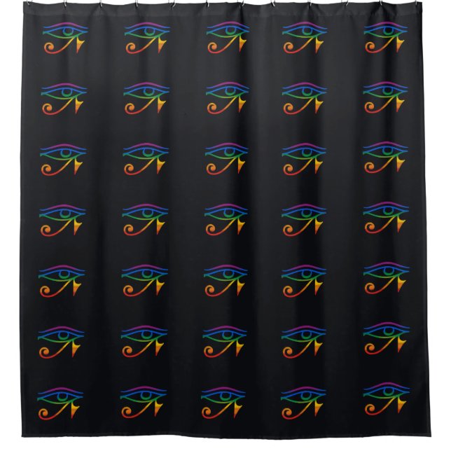 Gay Goth Pride Shower Curtain (Front)