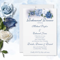 Gay Grooms Regency Blue Roses