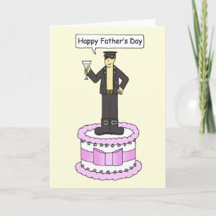 Gay Happy Father's Day Cartoon Humour Card
