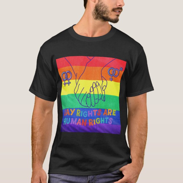 Gay have rights T-Shirt (Front)