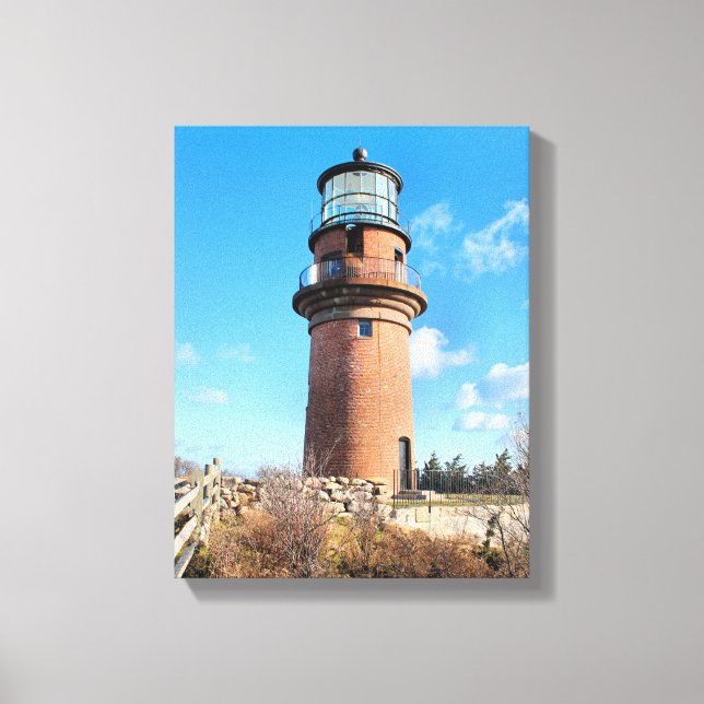 Gay Head Lighthouse, Massachusetts Wrapped Canvas (Front)