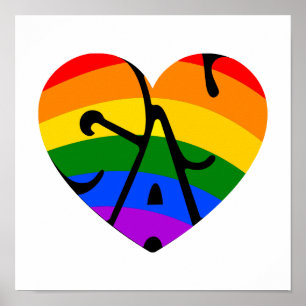 Gay Heart Poster