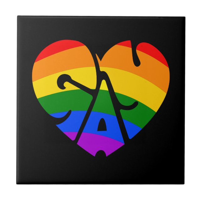Gay Heart Tile (Front)