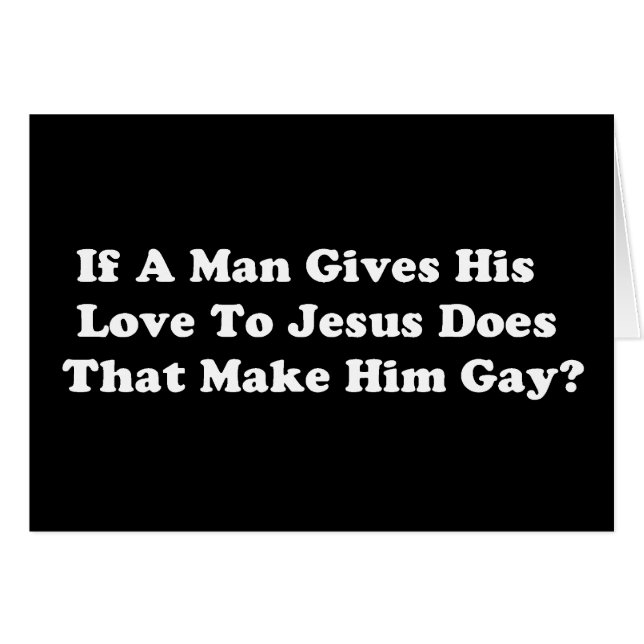 Gay Jesus (Front Horizontal)