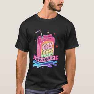 Gay Juice Equal Rights LGBT Pride Shirt Rainbow Fl