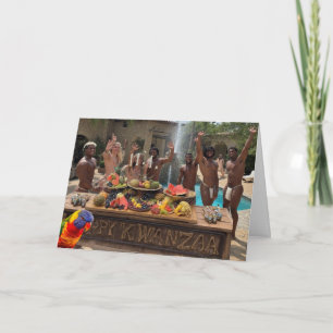 Gay Kwanzaa Celebration  Personalised Card