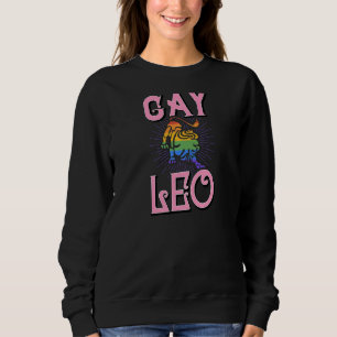 Gay Leo Zodiac Sign Birthday Horoscope Constellati Sweatshirt