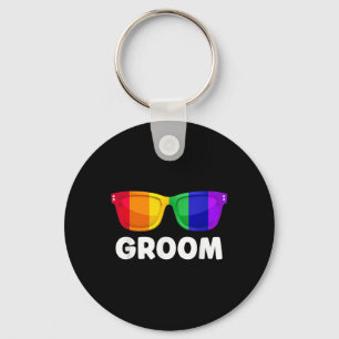 Gay Lesbian Bachelor Party Groom Wedding Tee Lgbt Key Ring
