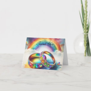 Gay, Lesbian, LGBTQ Wedding Thank you notecards