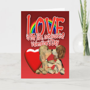 Gay Lesbian Proposal Civil Partnership Me, Valenti Holiday Card