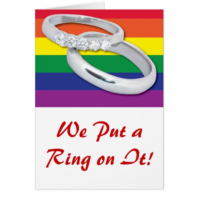 Gay Lesbian Wedding (Front)