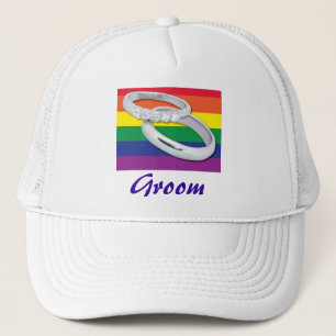 Gay Lesbian Wedding Trucker Hat