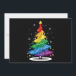 Gay LGBT Pride Rainbow Christmas Tree Merry Xmas Holiday Card<br><div class="desc">Gay LGBT Pride Rainbow Christmas Tree Merry Xmas</div>