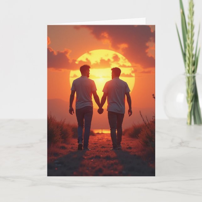 Gay LGBTQ last night was magical Card (Front)