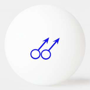 Gay Lovers Customisable Ping Pong Ball