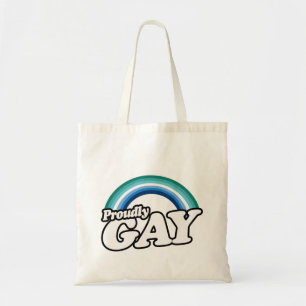Gay Male and Proud Tote Bag