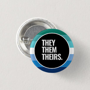 Gay Male Pride 3 Cm Round Badge