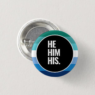 Gay Male Pride 3 Cm Round Badge