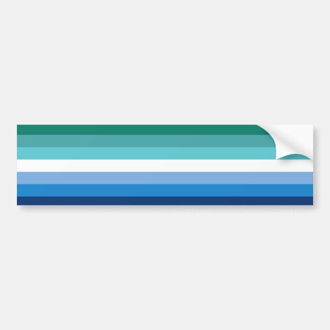 Gay Male Pride Bumper Sticker (Front)