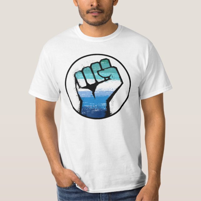 Gay Male Pride Fist T-Shirt (Front)