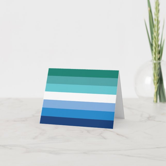 Gay Male Pride Flag Announcement (Front)