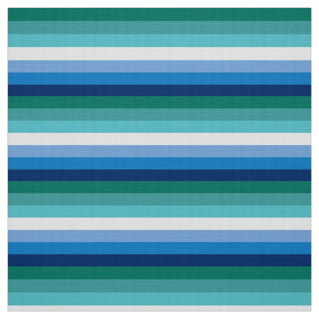 Gay Male Pride Flag (Azure) Fabric (Swatch)